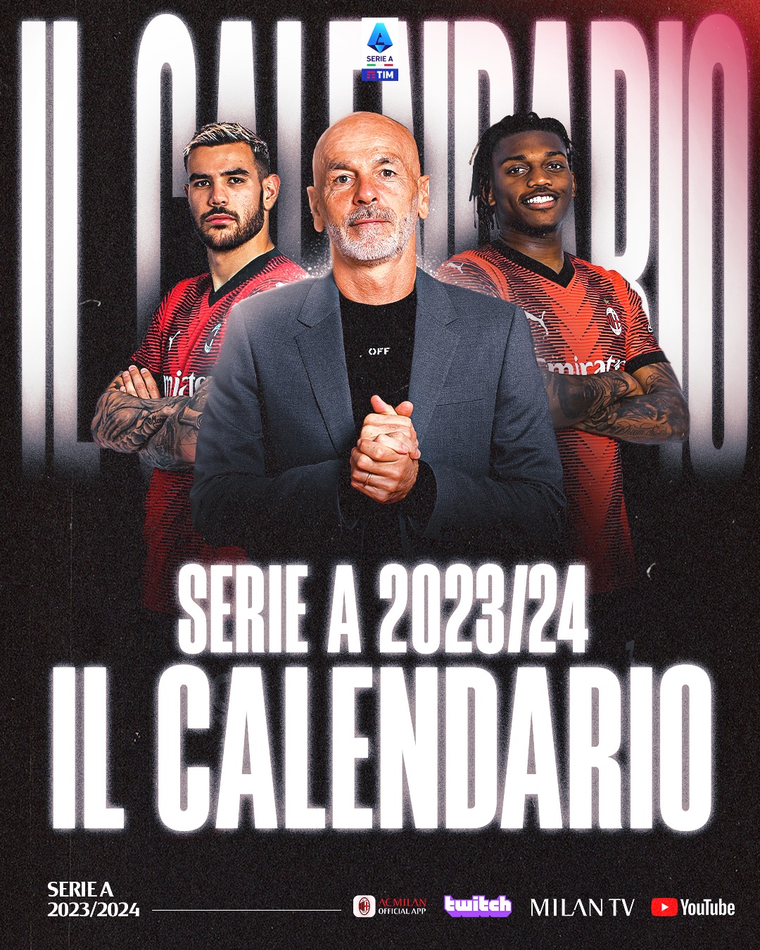 SERIE A 2023/24 – il Calendario del Milan